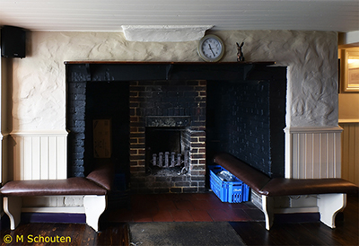 Fireplace in Left Hand Bar.  by Michael Schouten. Published on 